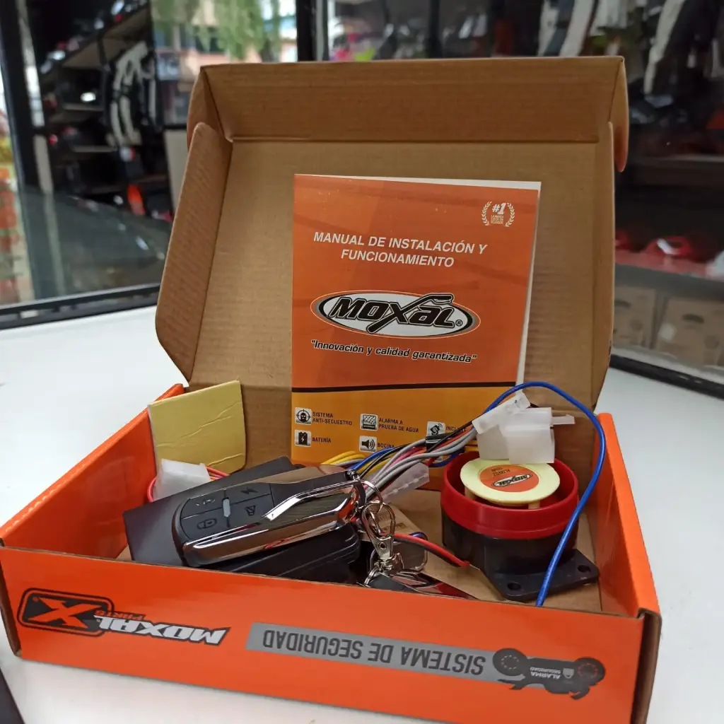 ALARMA DE MOTOCICLETA 12V - AL 01 - MOXAL - CHINA