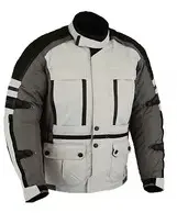 CHAQUETA HOMBRE FABRICADA EN POLIESTER CORDURA 600D COLOR NEGRO, GRIS OSCURO. GRIS CLARO TALLA L - CH-04 - TRENTO - MOXAL PRO - PAKISTAN