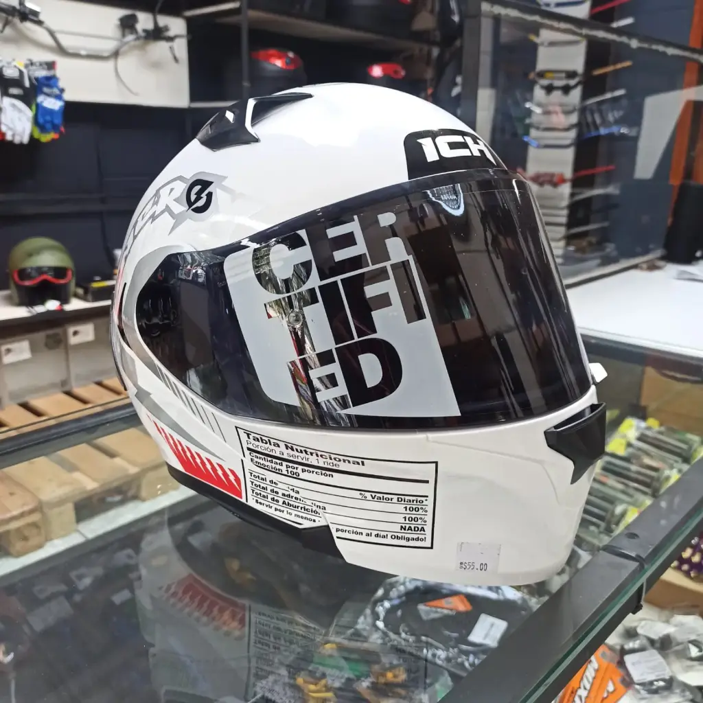 Casco abatible ICH 3120 DV HARTA LABIA  BLANCO L 