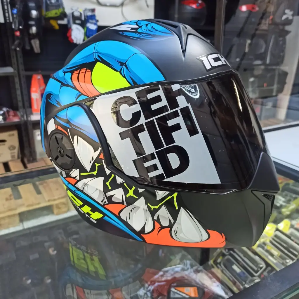 CASCO ABATIBLE ICH 3110DV NIDHOG M NEGRO AZUL