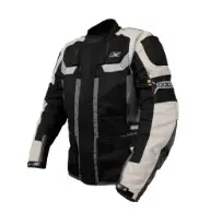 CHAQUETA DUAL 3/4 DUBLIN HOMBRE L IMPNEGRO/PLATEADO/GRIS/GRIS - CH-10 (DUBLIN) - MOXAL PRO - PAKISTAN