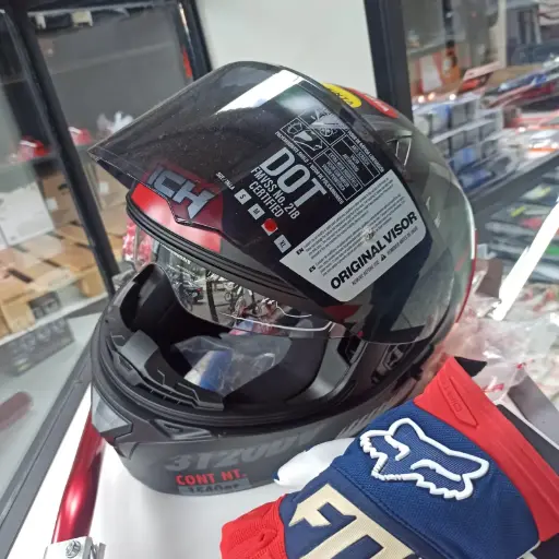 Casco abatible ICH 3110 DV HARTA LABIA NEGRO L